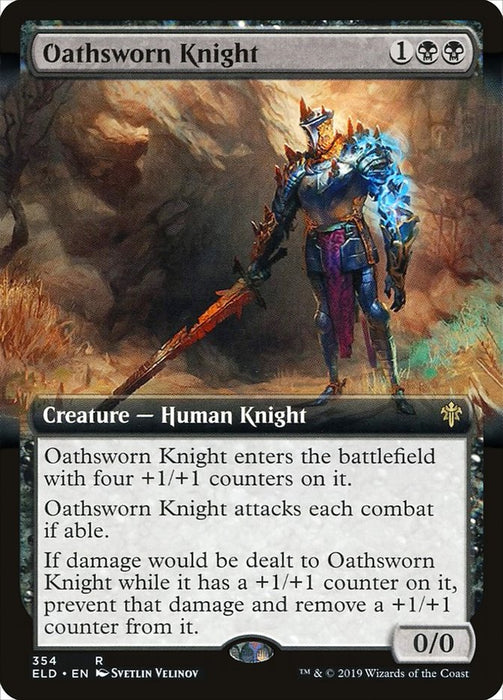 Oathsworn Knight  - Extended Art (Foil)