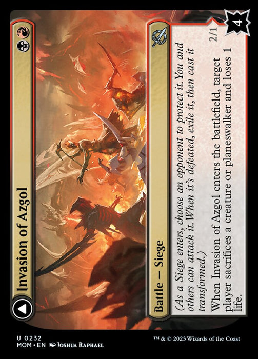 Invasion of Azgol // Ashen Reaper (Foil)