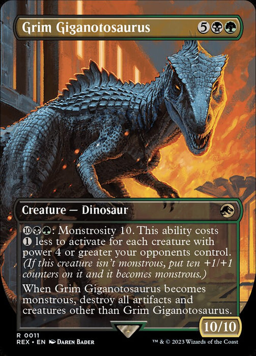 Grim Giganotosaurus - Borderless (Foil)
