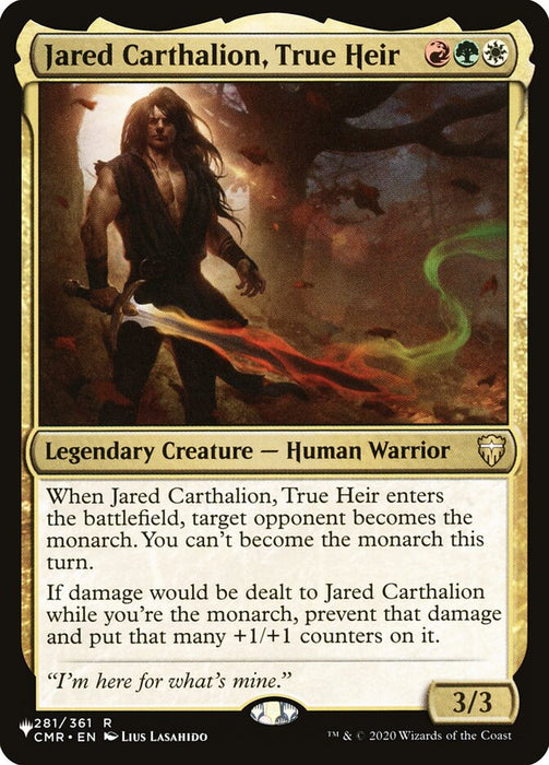 Jared Carthalion, True Heir - Legendary
