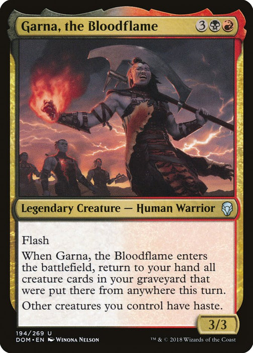 Garna, the Bloodflame  - Legendary (Foil)