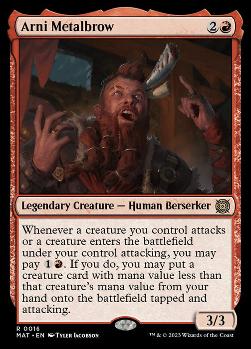 Arni Metalbrow - Legendary (Foil)