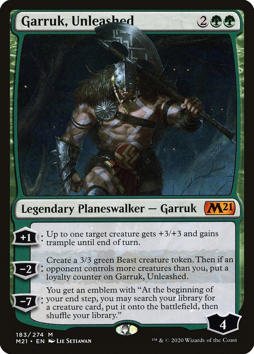 Garruk, Unleashed  (Foil)