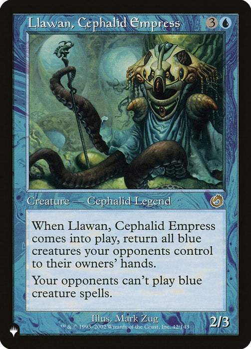 Llawan, Cephalid Empress - Retro Frame