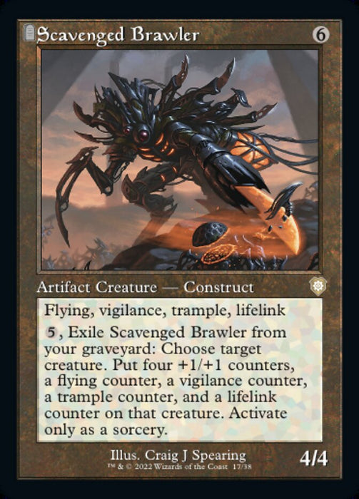 Scavenged Brawler - Retro Frame - Tombstone