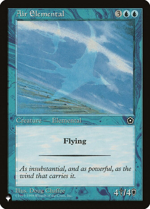 Air Elemental - Retro Frame