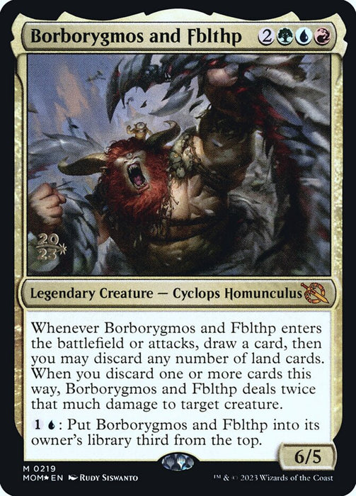 Borborygmos and Fblthp - Legendary (Foil)