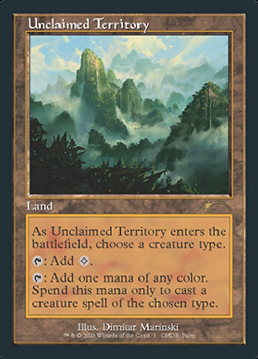 Unclaimed Territory - Retro Frame (Foil)