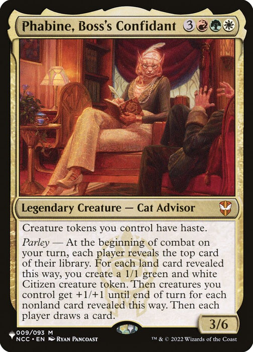Phabine, Boss's Confidant - Legendary