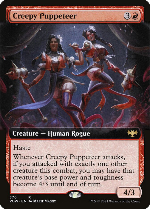 Creepy Puppeteer  - Extended Art (Foil)