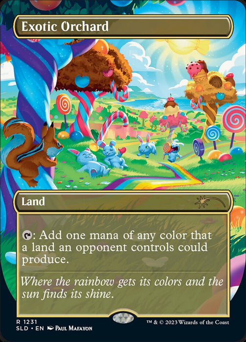 Exotic Orchard - Borderless - Full Art - Inverted (Foil)