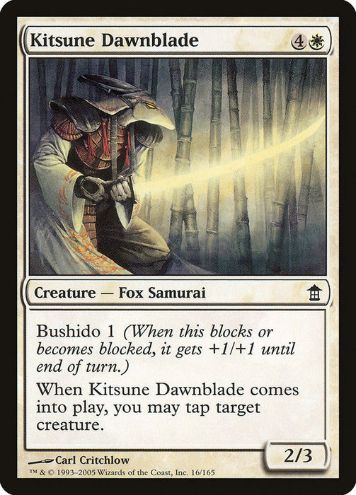 Kitsune Dawnblade  (Foil)
