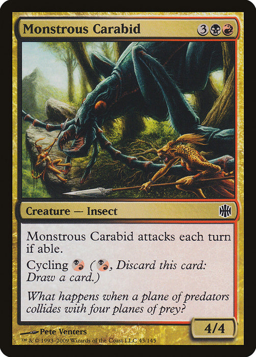 Monstrous Carabid  (Foil)