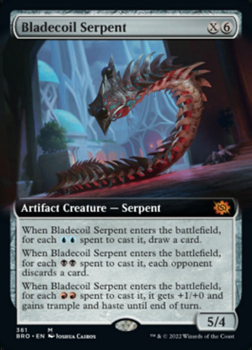 Bladecoil Serpent - Extended Art (Foil)