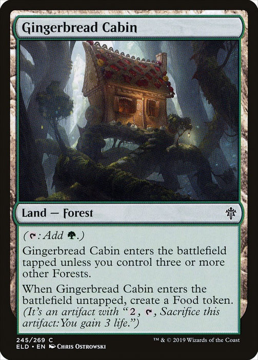 Gingerbread Cabin  (Foil)