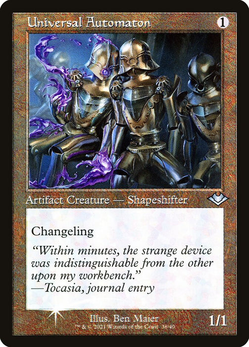 Universal Automaton - Retro Frame  (Foil)