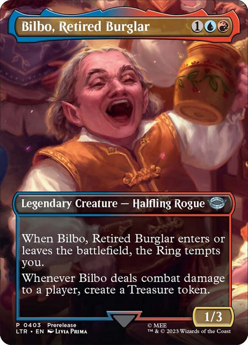 Bilbo, Retired Burglar - Borderless - Legendary- Inverted (Foil)
