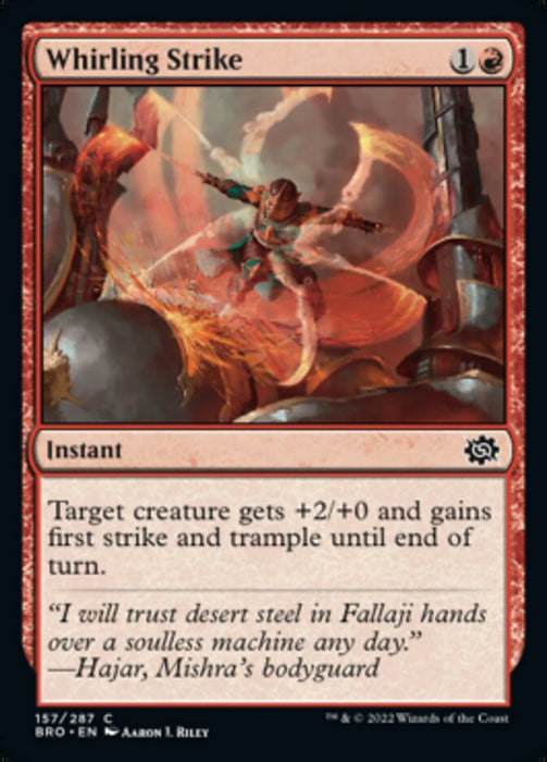 Whirling Strike (Foil)