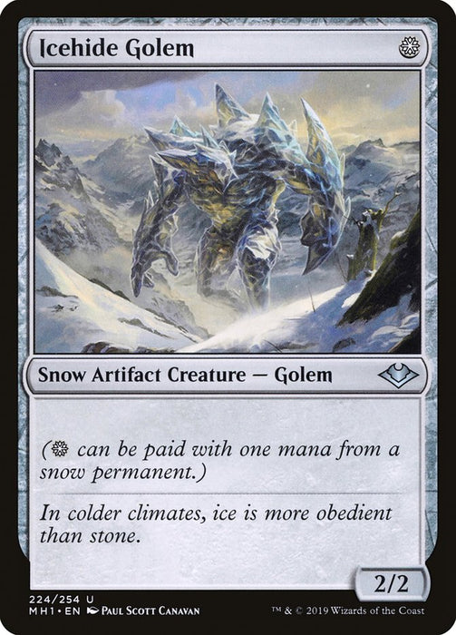 Icehide Golem  (Foil)