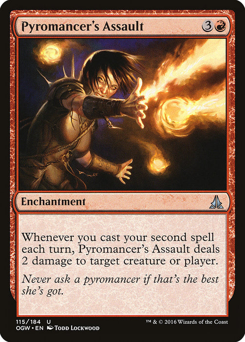 Pyromancer's Assault  (Foil)