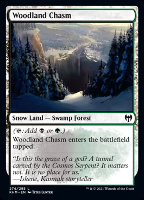 Woodland Chasm  - Snow