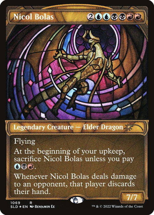 Nicol Bolas - Legendary- Showcase- Inverted (Foil)