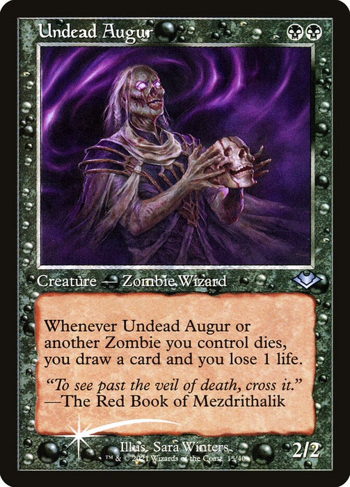 Undead Augur - Retro Frame  (Foil)