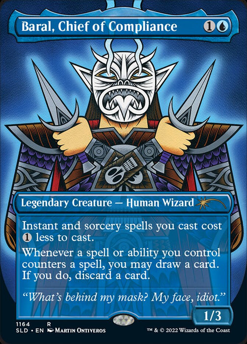 Baral, Chief of Compliance - Borderless - Full Art - Legendary- Inverted (Foil)