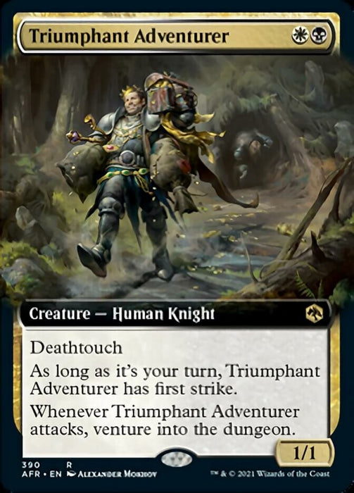 Triumphant Adventurer  - Extended Art