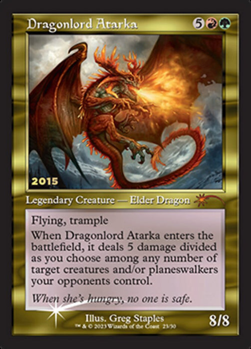 Dragonlord Atarka - Retro Frame (Foil)