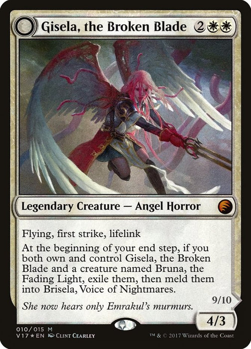 Gisela, the Broken Blade // Brisela, Voice of Nightmares  - Mooneldrazidfc (Foil)