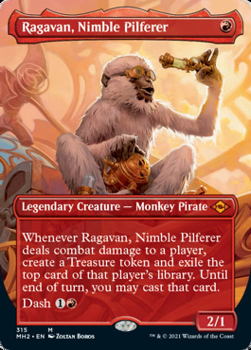 Ragavan, Nimble Pilferer - Borderless  - Legendary