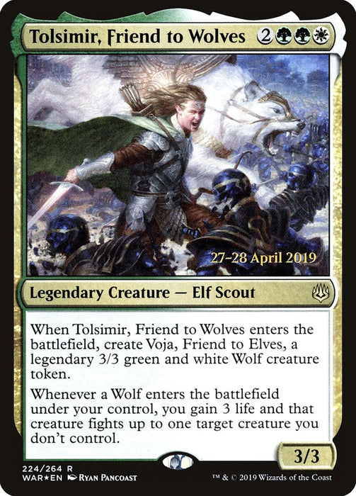 Tolsimir, Friend to Wolves  - Legendary (Foil)