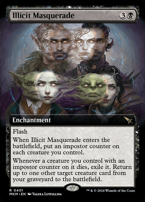 Illicit Masquerade - Extended Art (Foil)