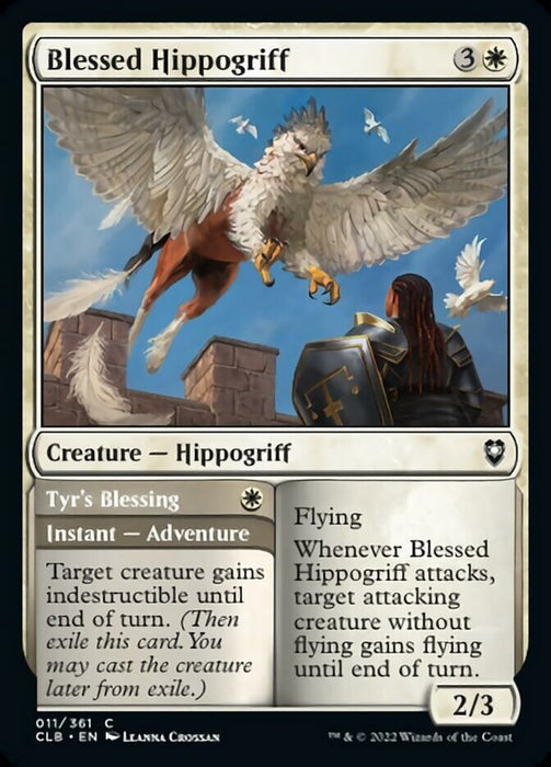 Blessed Hippogriff // Tyr's Blessing  (Foil)