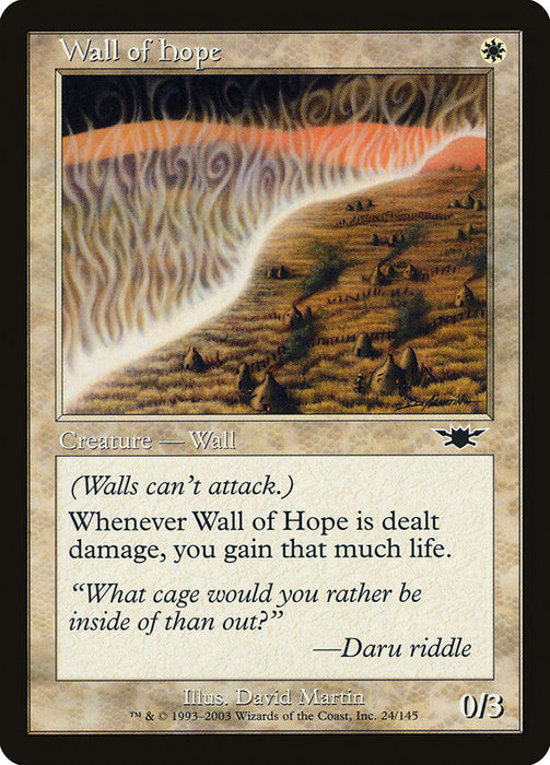 Wall of Hope  (Foil)