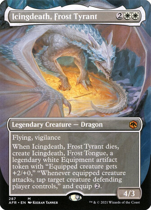 Icingdeath, Frost Tyrant - Borderless  - Legendary - Inverted (Foil)