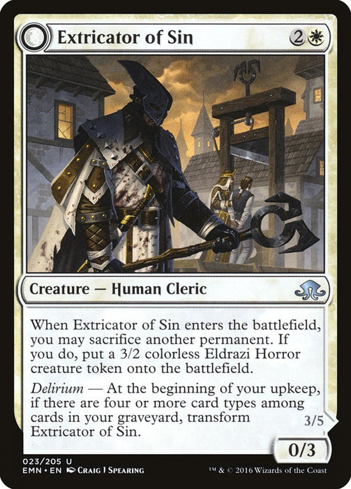 Extricator of Sin // Extricator of Flesh  - Mooneldrazidfc (Foil)