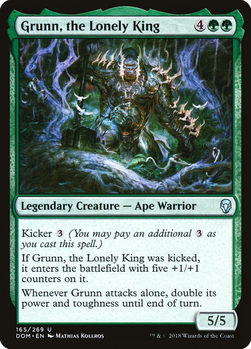 Grunn, the Lonely King  - Legendary (Foil)