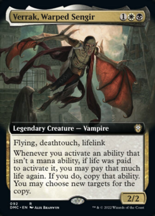 Verrak, Warped Sengir - Extended Art- Legendary