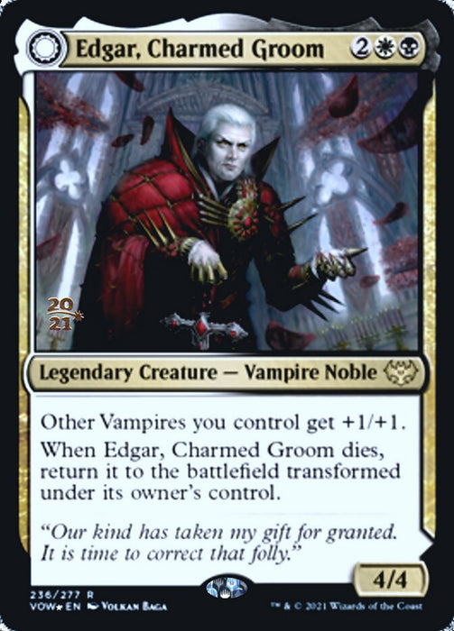 Edgar, Charmed Groom // Edgar Markov's Coffin - Legendary- Sunmoondfc (Foil)