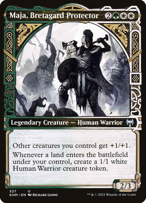 Maja, Bretagard Protector  - Showcase - Legendary (Foil)