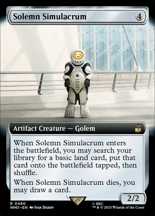 Solemn Simulacrum - Extended Art (Foil)