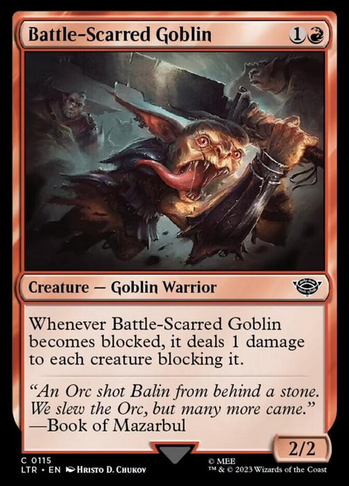 Battle-Scarred Goblin (Foil)