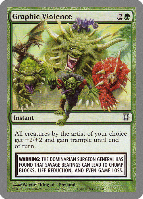 Graphic Violence  (Foil)