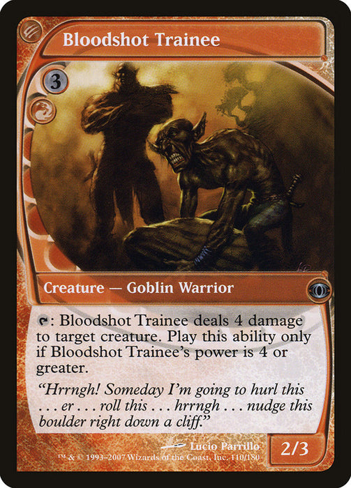 Bloodshot Trainee  (Foil)