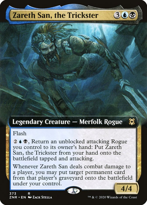 Zareth San, the Trickster  - Legendary - Extended Art (Foil)
