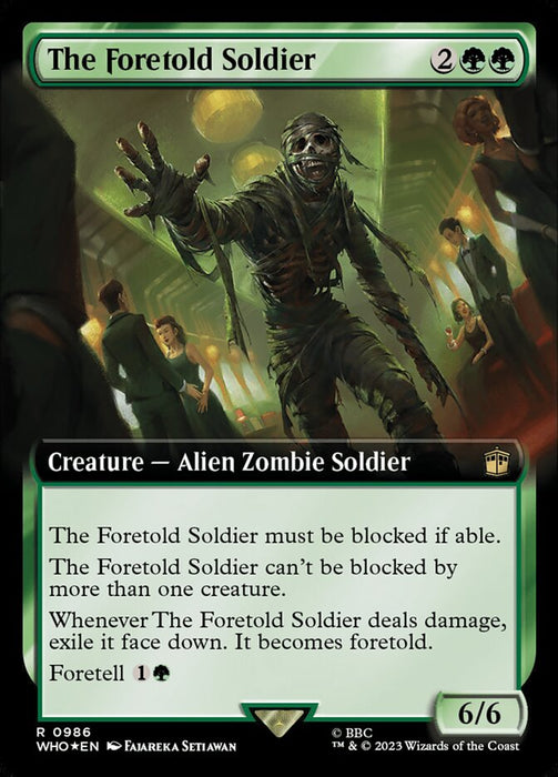 The Foretold Soldier - Extended Art (Foil)