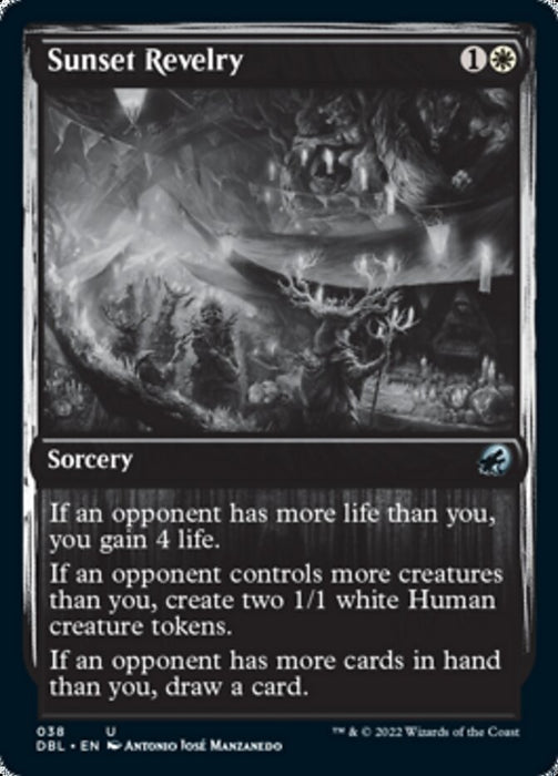 Sunset Revelry  - Inverted (Foil)