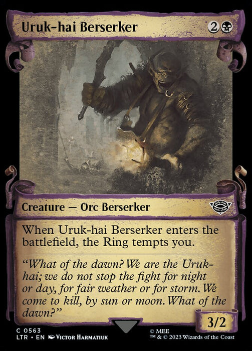 Uruk-hai Berserker - Showcase (Foil)